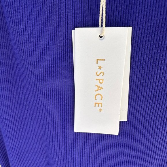 L*Space Womens Size S Cobalt Blue Remi Dress Flirty Front Cut Out NWT ~MSRP $119 - Picture 10 of 13